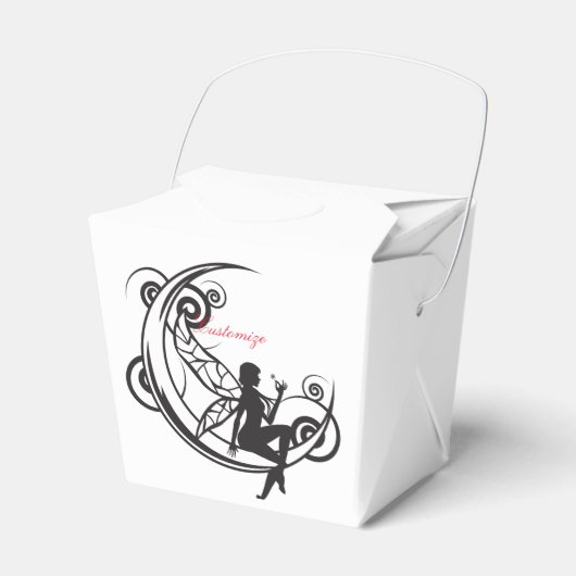 Moon Fairy Silhouette Thunder_Cove Geschenkschachtel (Vorderseite)