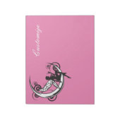 Moon Fairy Silhouette Thunder_Cove Journal Notizblock (Rotiert)