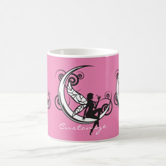 Moon Fairy Silhouette Thunder_Cove Kaffeetasse (Mittel)
