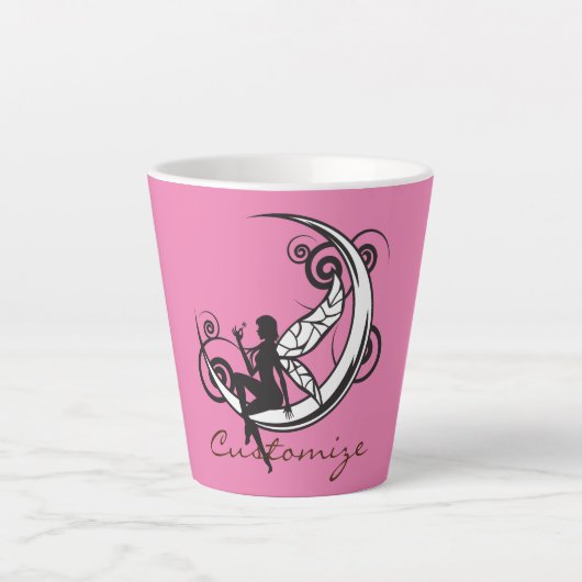 Moon Fairy Silhouette Thunder_Cove Milchtasse (Vorderseite)