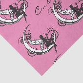 Moon Fairy Silhouette Thunder_Cove Seidenpapier (Ausschnitt)