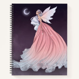 Moon Fairy Spiral Notebook Notizblock