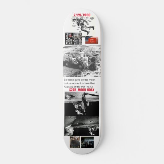 MOON FAKE 1969 Skateboard (Vorderseite)
