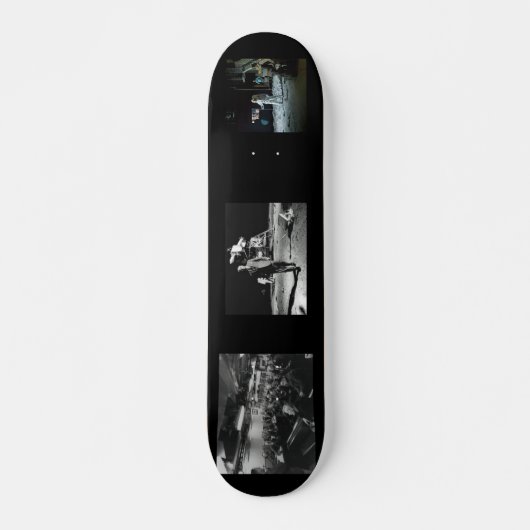 MOON-FAKE-Skateboard, 7¾ Zoll Deck Skateboard (Vorne)