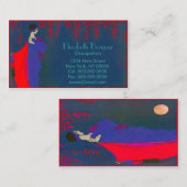 Moon Fashion Plate ~ Visitenkarte (Vorne/Hinten)