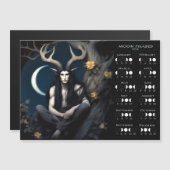 Moon Faun Magnetkarte (Vorne/Hinten)
