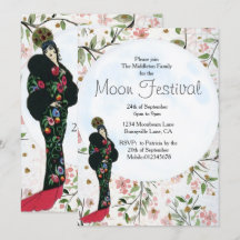 Moon Festival - Chinesische Herbstfestival Einladu