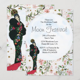 Moon Festival - Chinesische Herbstfestival Einladu Einladung