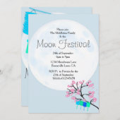 Moon Festival - Chinesische Herbstfestival Einladu Einladung (Vorne/Hinten)