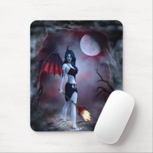 Moon fire Succubus Mousepad