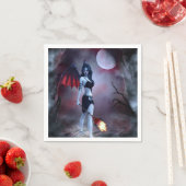 Moon fire Succubus Serviette (Beispiel)