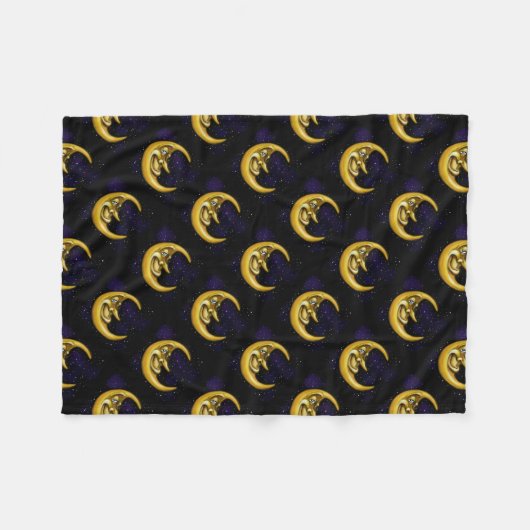 Moon Fleecedecke (Vorderseite (Horizontal))