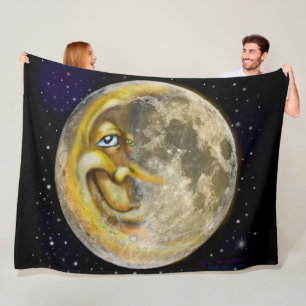 Moon Fleecedecke
