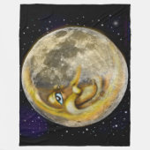 Moon Fleecedecke (Vorderseite)