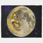 Moon Fleecedecke (Vorderseite (Horizontal))