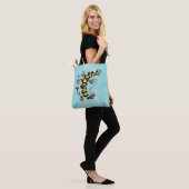 Moon Floral Tattoo Art Boho Tasche (Am Model)