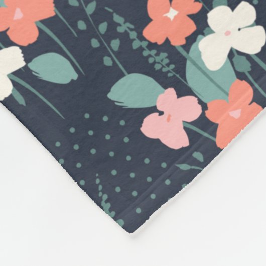 Moon Flower Fleecedecke (Ecke)