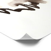 Moon Forest Art Print Poster (Ecke)