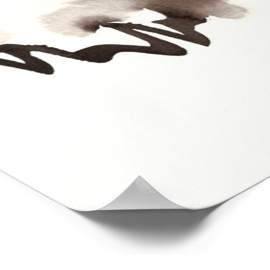 Moon Forest Art Print Poster (Ecke)