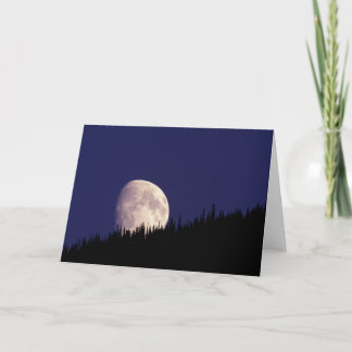 Moon & Forest | Glacier National Park Montana Karte