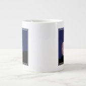 Moon & Forest | Glacier Nationalpark Montana Jumbo-Tasse (Vorderseite)