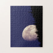 Moon & Forest | Glacier Nationalpark Montana Puzzle (Vertikal)