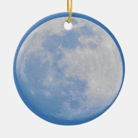 Moon Foto Keramik Ornament (Vorne)
