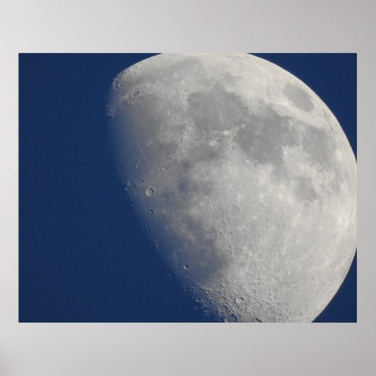 Moon Foto Nah Up Craters Poster (Vorne)