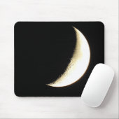 Moon Foto Nah von Craters Mousepad (Mit Mouse)