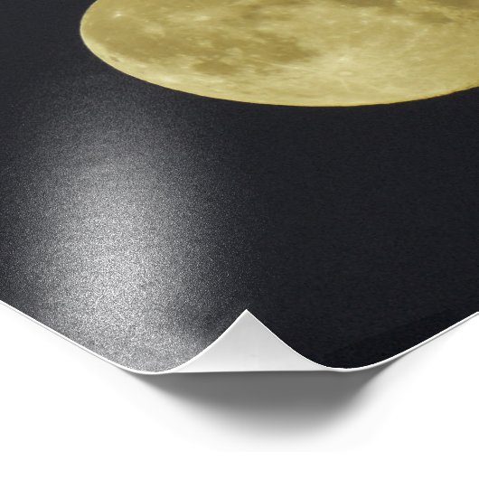 Moon Fotodruck (Ecke)