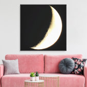 Moon Fotografy Art Canvas Print Leinwanddruck (Insitu (Wohnzimmer))