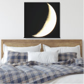 Moon Fotografy Art Canvas Print Leinwanddruck (Insitu (Schlafzimmer))