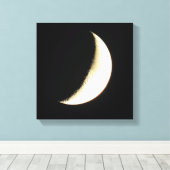 Moon Fotografy Art Leinwanddruck (Insitu (Holzboden))