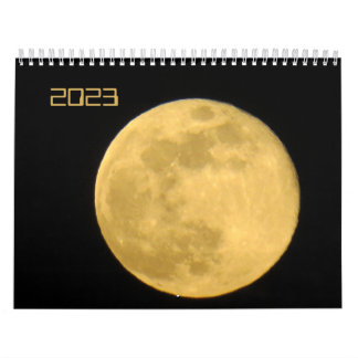 Moon Fotos in verschiedenen Bühnen und Farben Kalender