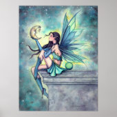 Moon Friend Fairy Art von Molly Harrison Poster (Vorne)