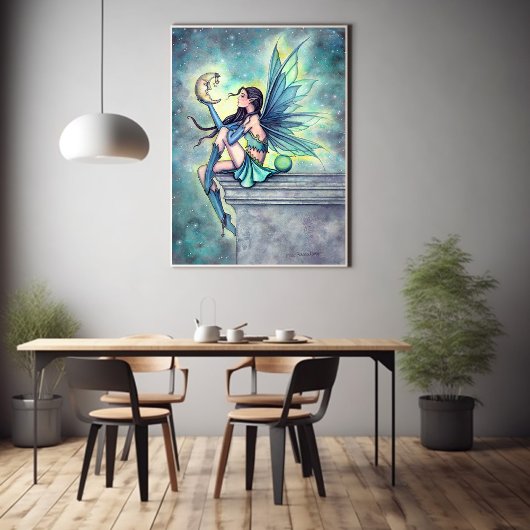 Moon Friend Fairy Art von Molly Harrison Poster