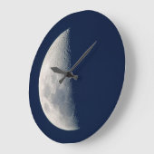 Moon From Howick, Kwazulu-Natal Große Wanduhr (Winkel)