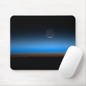 Moon From Space Mouse Pad Mousepad (Mit Mouse)