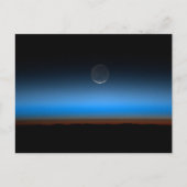Moon From Space Postcard Postkarte (Vorderseite)