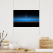 Moon from Space Poster (Küche)