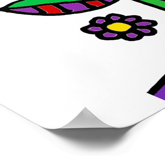 Moon Funny Monte Brè Abstrakte Poster (Ecke)