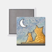 Moon Gazers, Magnet (Vorderseite/Rückseite)