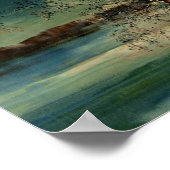 Moon, Gegenwartskunst, Poster (Ecke)