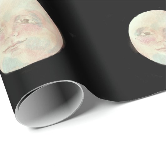Moon Geschenkpapier (Rolleneckpunkt)