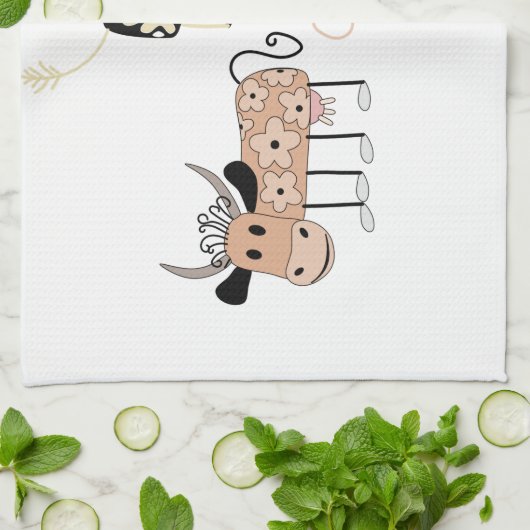 Moon Geschirrtuch (Gefaltet)