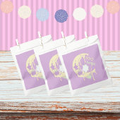 Moon Ghost Illustration Lila Kids Girl Halloween Geschenktütchen