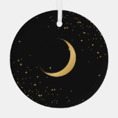 Moon Glass Circle Ornament (Rückseite)