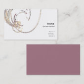 Moon Glitzer Visitenkarte (Vorne/Hinten)