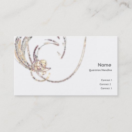 Moon Glitzer Visitenkarte (Vorderseite)