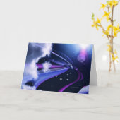 "Moon Glow #4" Karte (Gelbe Blume)